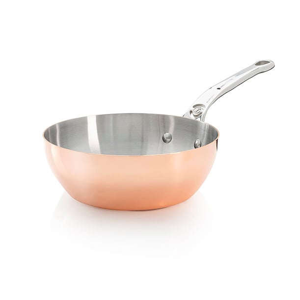 De Buyer Prima Matera Conical sauce pan 20 cm | Scandinavian Design | Saucier & sauté pans | Gold-coloured