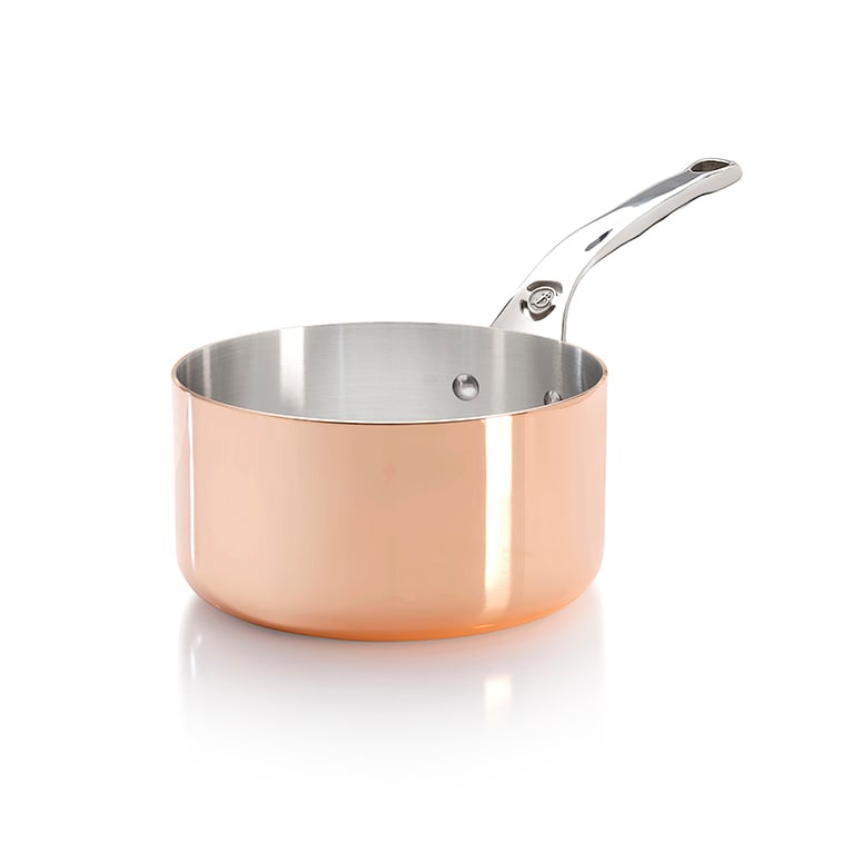 De Buyer Prima Matera saucepan induction 14 cm | Scandinavian Design | Saucepans | Gold-coloured