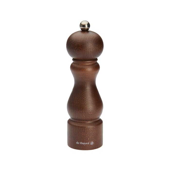 Rumba salt and pepper mill ceramic 18 cm - Dark brown - De Buyer
