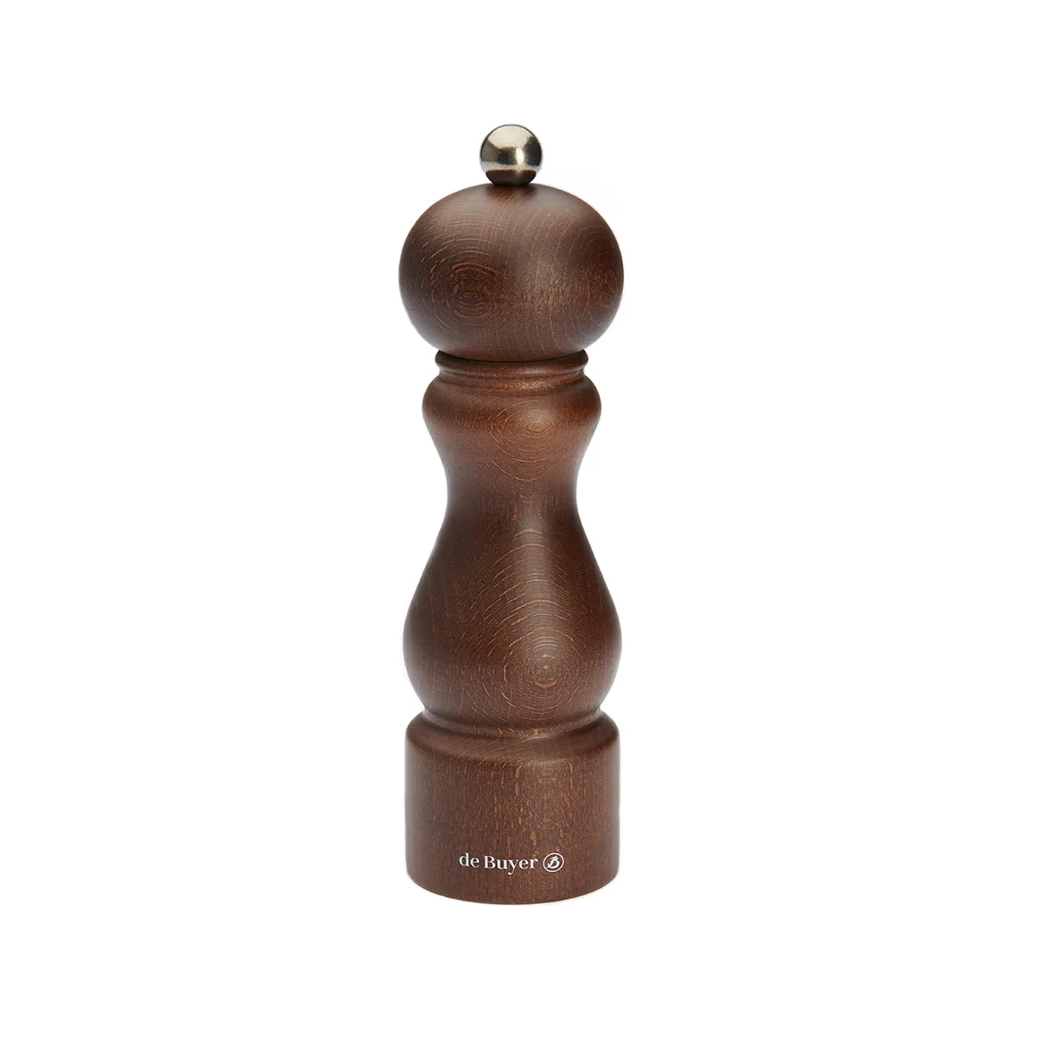 De Buyer Rumba salt and pepper mill ceramic 18 cm Dark brown