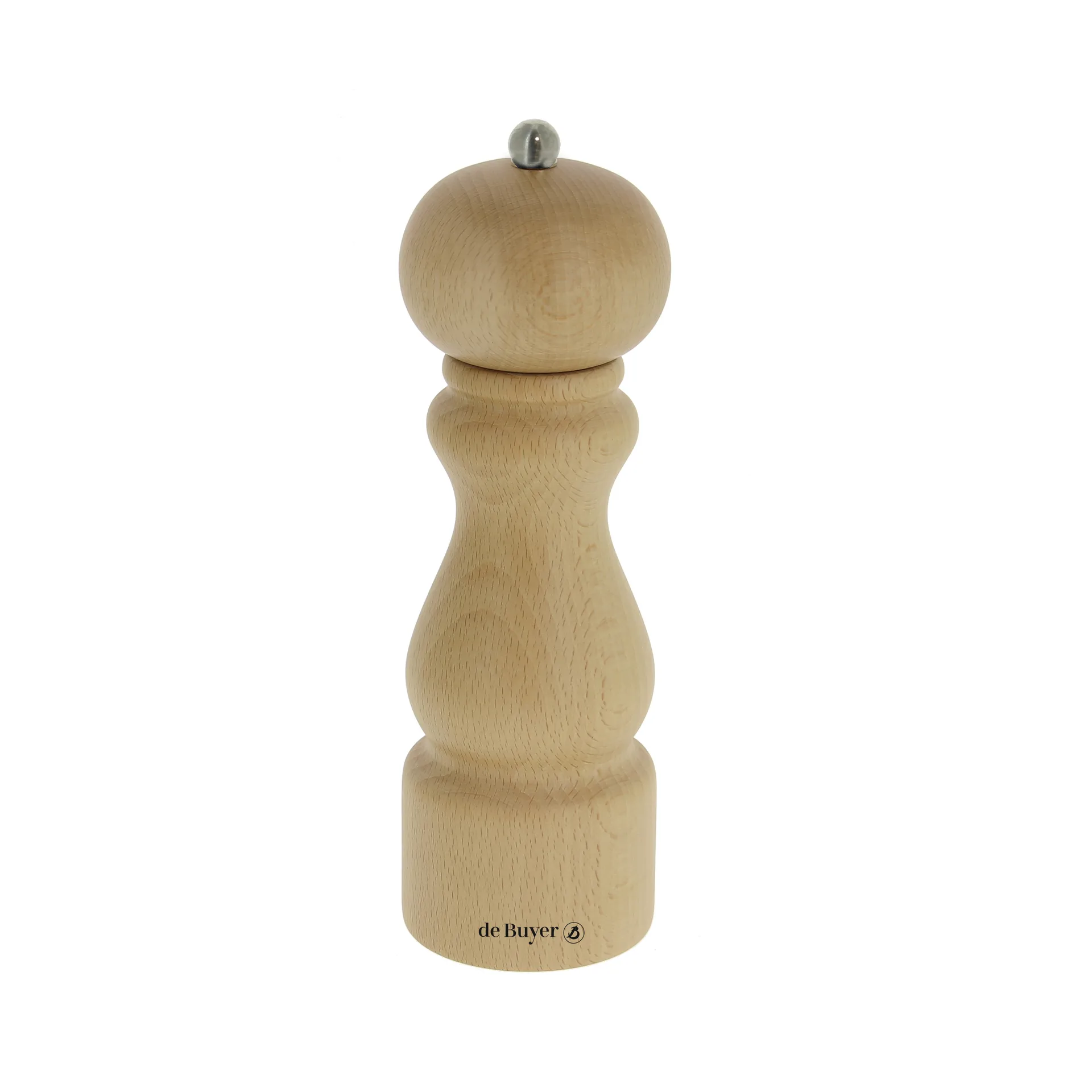Rumba salt and pepper mill ceramic 20 cm, Light brown De Buyer