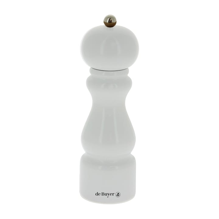 Rumba salt and pepper mill ceramic 20 cm - White-glossy - De Buyer