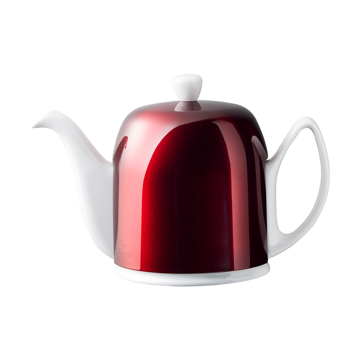 Degrenne Salam teapot 1 L Candy apple-White | Scandinavian Design | Teapots | Red