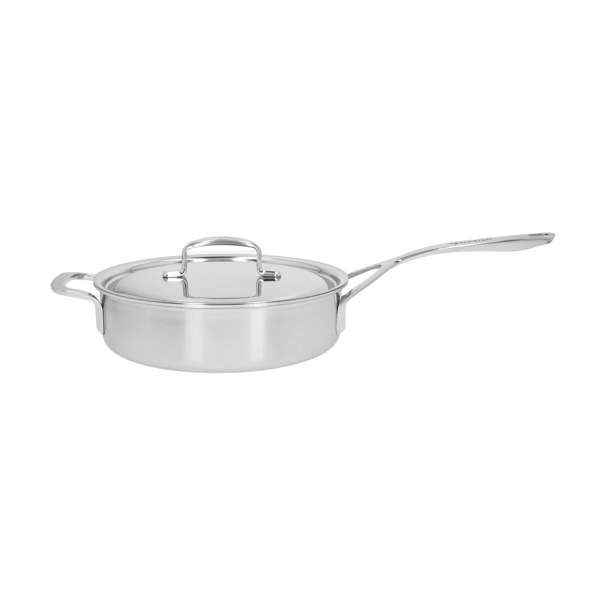 Demeyere 5-Plus deep frying pan with lid stainless steel o24 cm