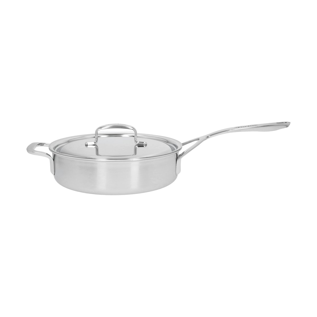 Demeyere 5-Plus deep frying pan with lid stainless steel o24 cm