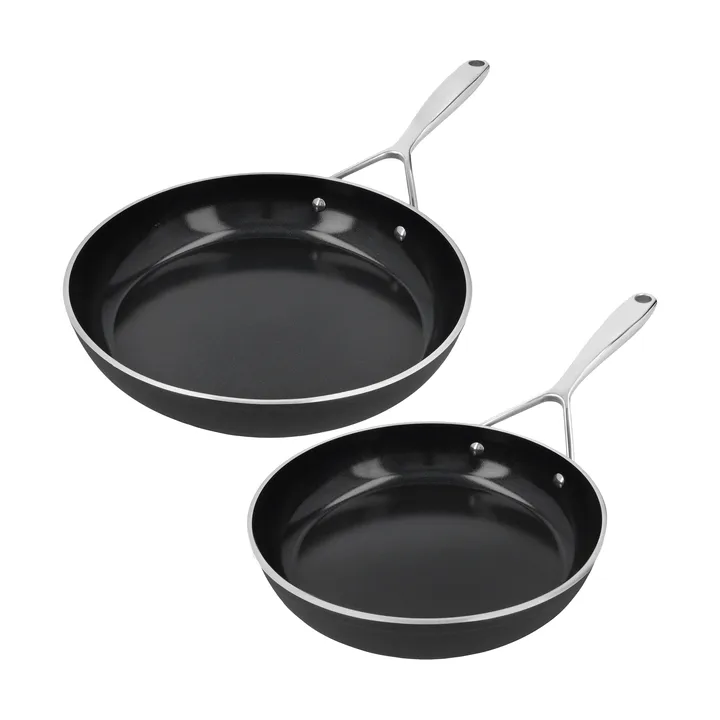 Alu Plus 3 Ceraforce frying pan set ceramic 3-ply - 2 pieces - Demeyere
