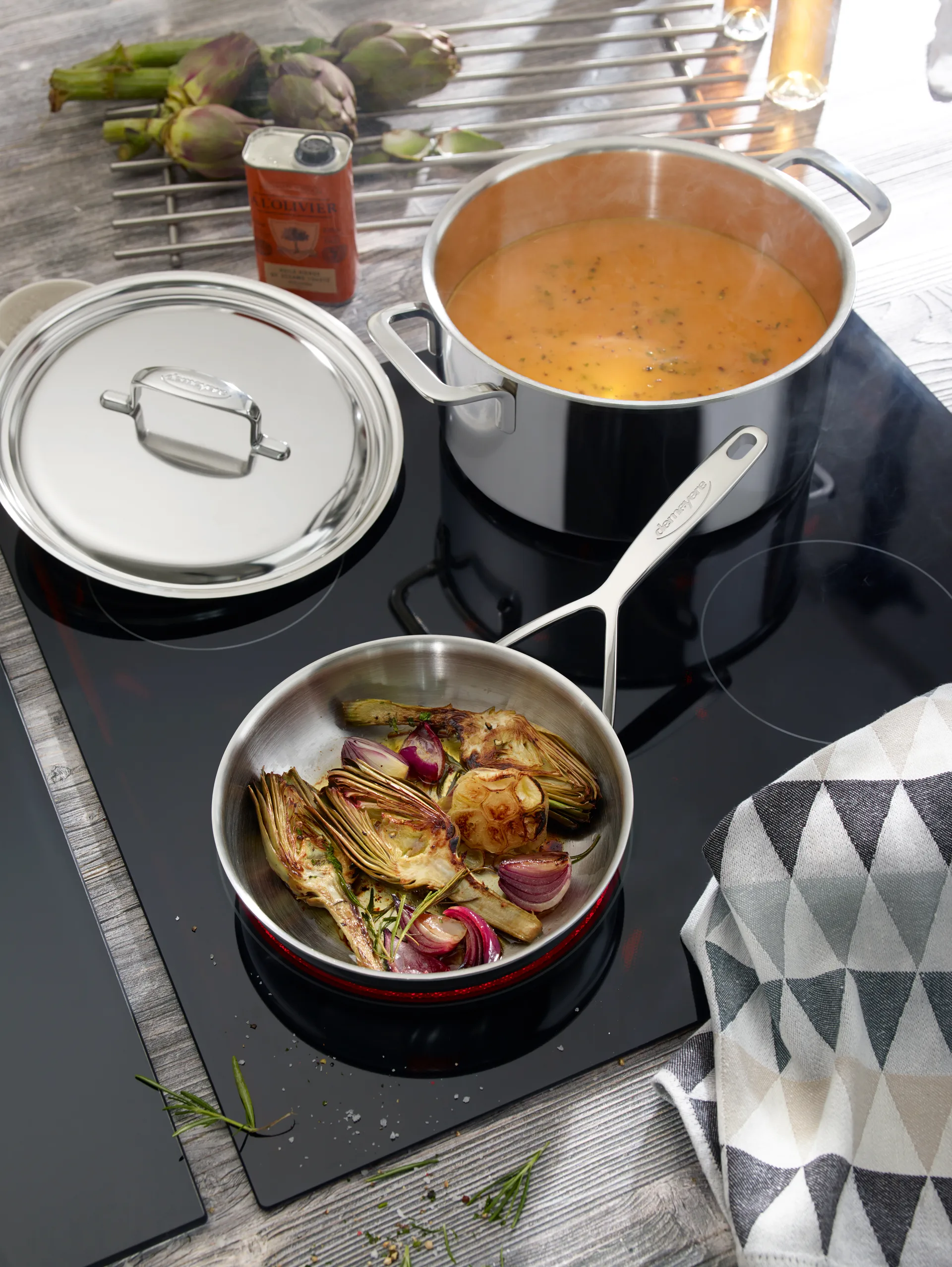 Demeyere 5-Plus high pot stainless steel, 8 L Demeyere