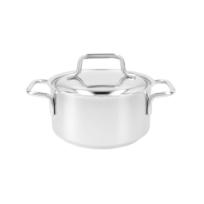 Demeyere Apollo 7 pot low stainless steel 1.5 L | Scandinavian Design | Cooking pots & Casserole dishes | Silver-coloured