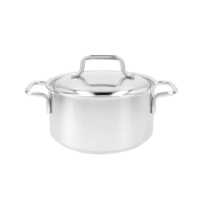 Demeyere Apollo 7 pot low stainless steel 2.2 L | Scandinavian Design | Cooking pots & Casserole dishes | Silver-coloured
