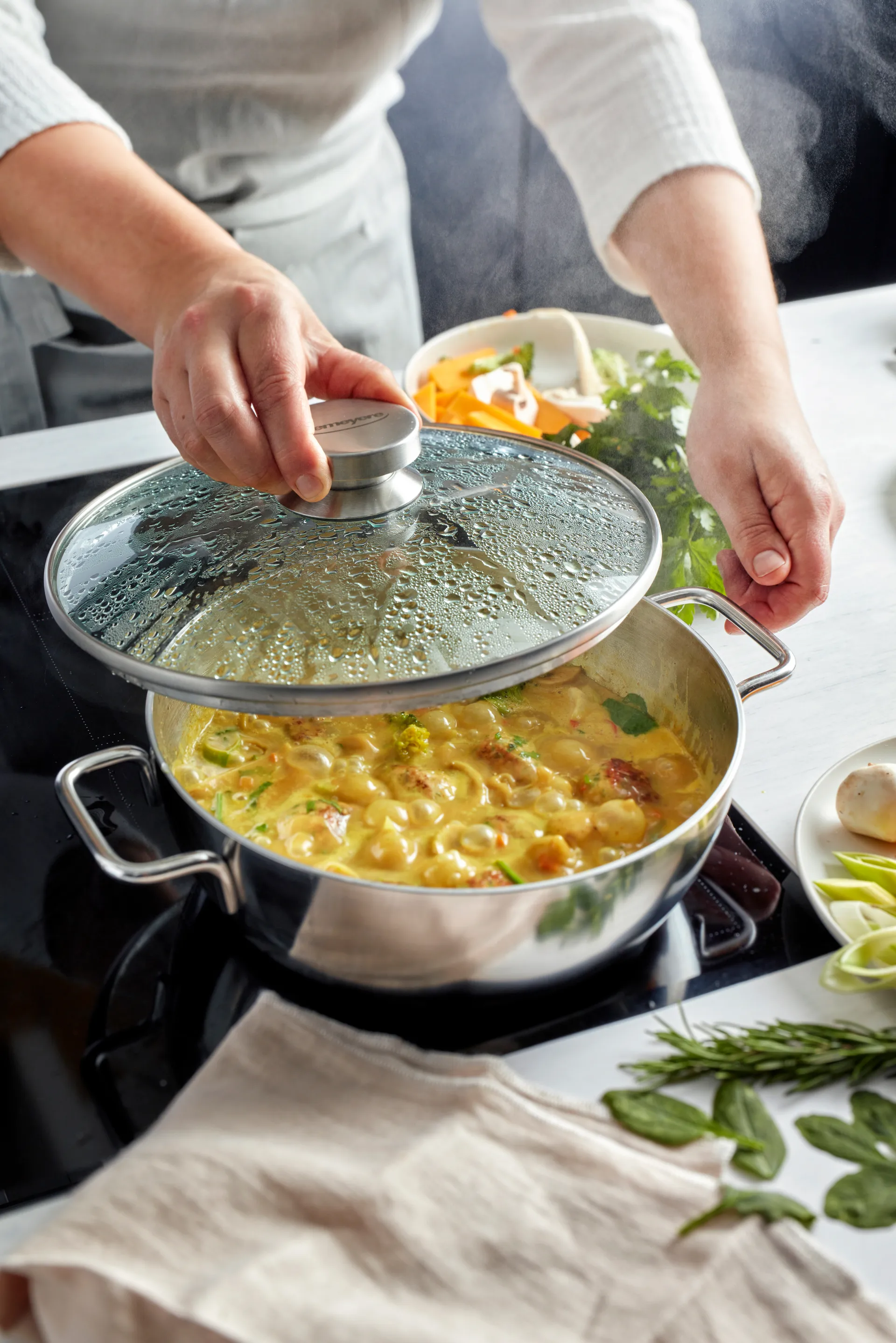 Demeyere Apollo 7 serving pan stainless steel, 4.8 L Demeyere