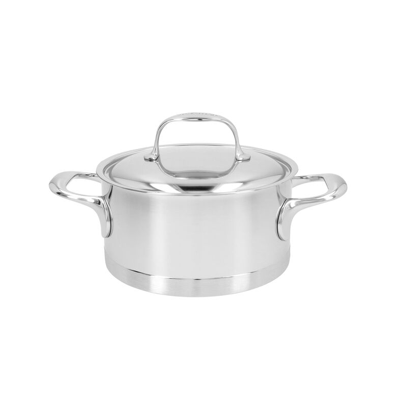 Demeyere Atlantis 7 pot low stainless steel 2.2 L | Scandinavian Design | Cooking pots & Casserole dishes | Silver-coloured