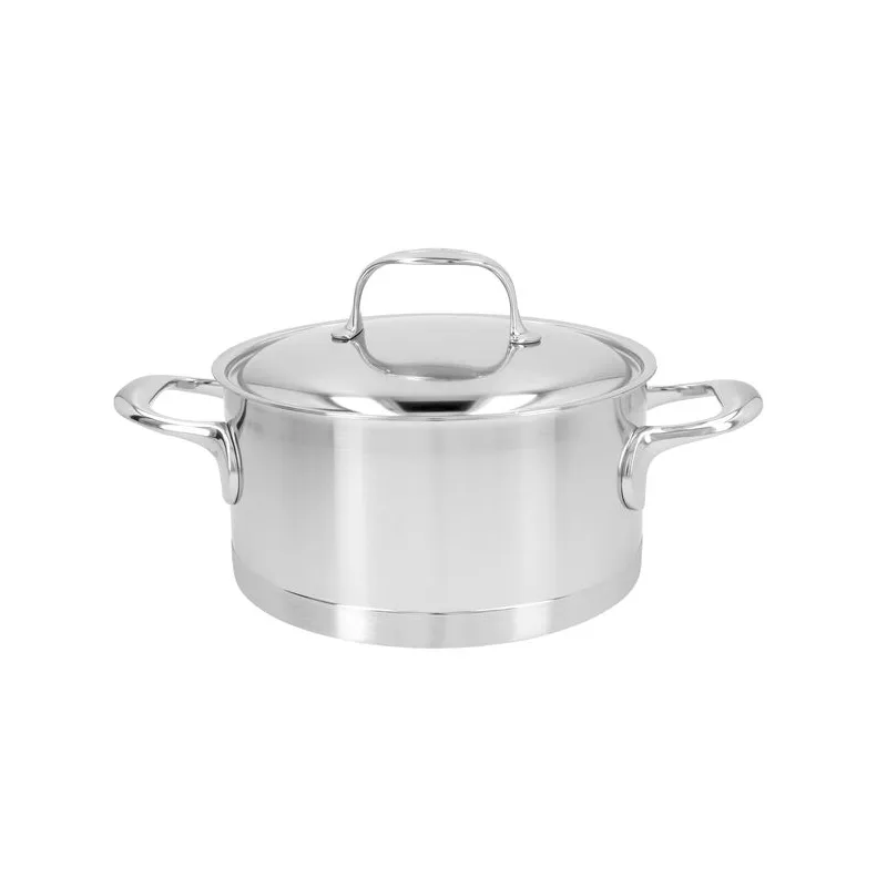 Demeyere Atlantis 7 pot low stainless steel 3 L | Scandinavian Design | Cooking pots & Casserole dishes | Silver-coloured
