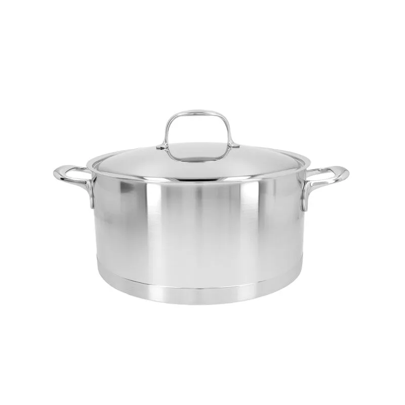 Demeyere Atlantis 7 pot low stainless steel 8.4 L | Scandinavian Design | Cooking pots & Casserole dishes | Silver-coloured