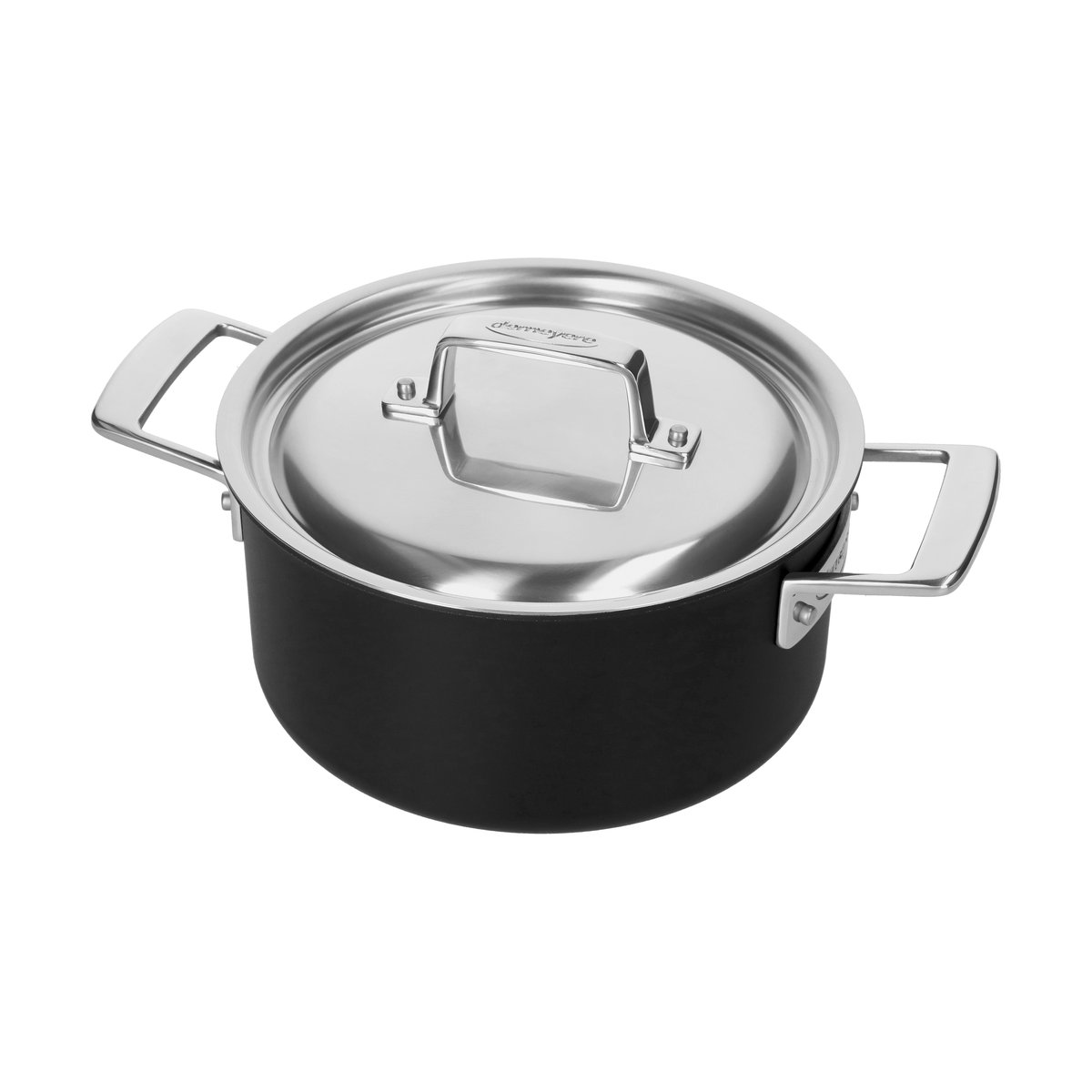 Demeyere Black 5 pot 5-ply stainless steel 3 L | Scandinavian Design | Cooking pots & Casserole dishes | Silver-coloured