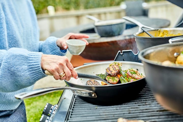 Demeyere Black 5 wok pan stainless steel, Ø30 cm Demeyere