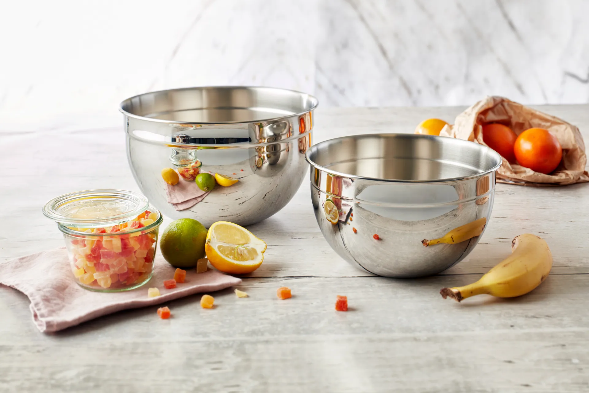 Demeyere Resto bowl set 2- pack, stainless steel Demeyere