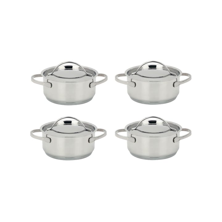 Resto casserole with steel lid 4-pack - 12 cm - Demeyere