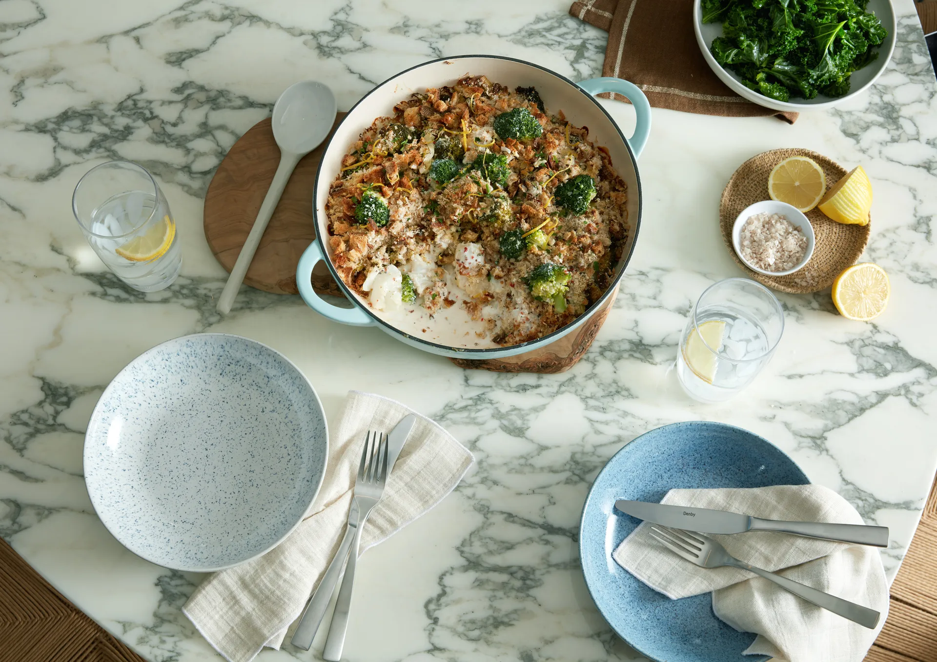 Studio Blue bowl 20.5 cm, Pebble Denby