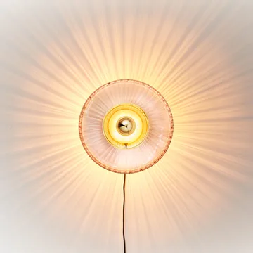 New Wave Optic wall lamp XL - Rose - Design By Us