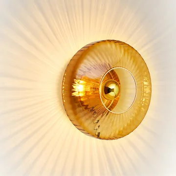 New Wave Optiv wall lamp XL - Amber - Design By Us