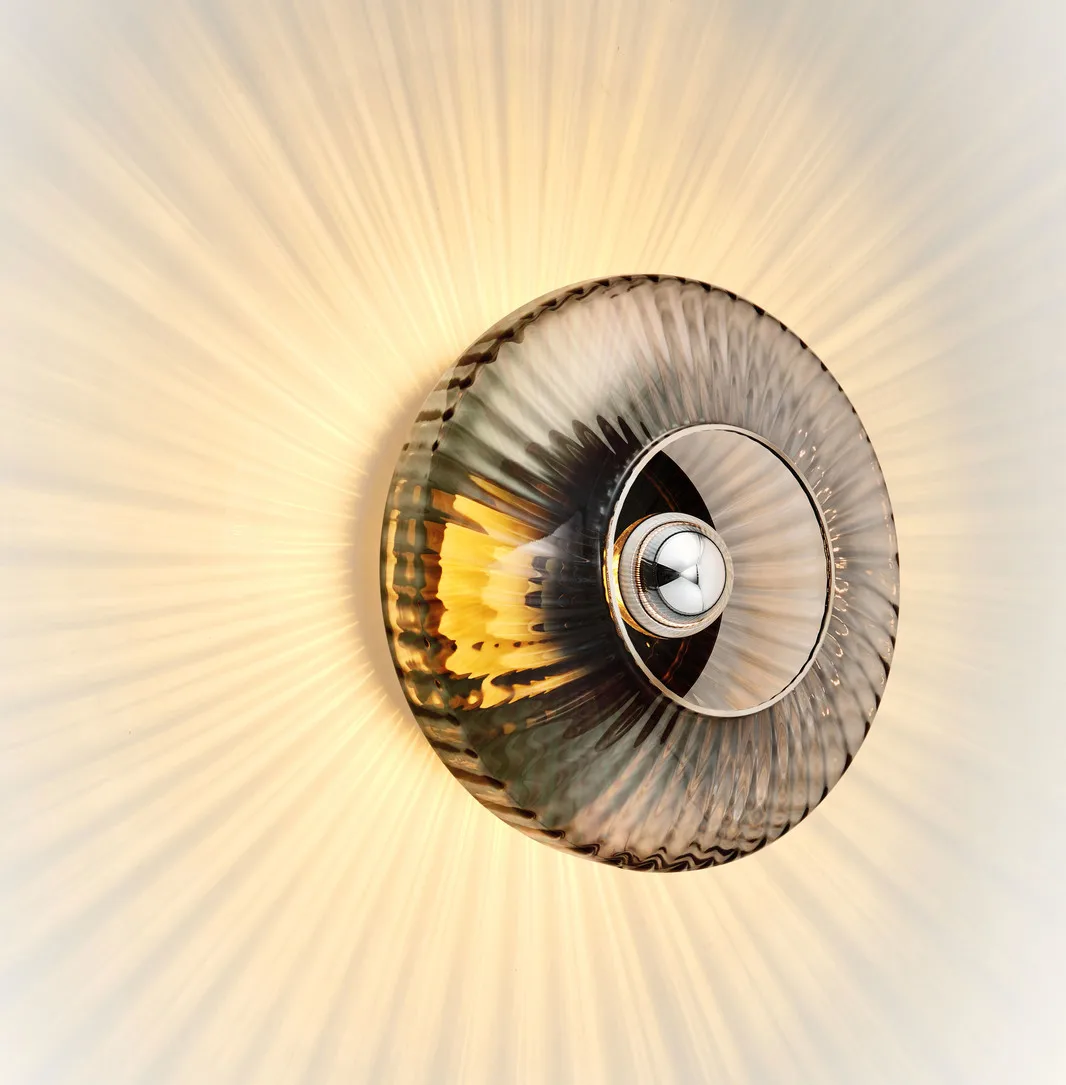 New Wave Optiv wall lamp XL, Smoke Design By Us