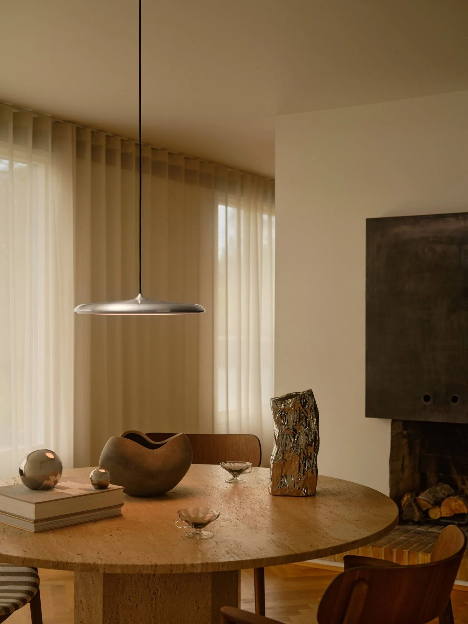 Artist pendant lamp Ø40 cm, Stainless steel Design For The People