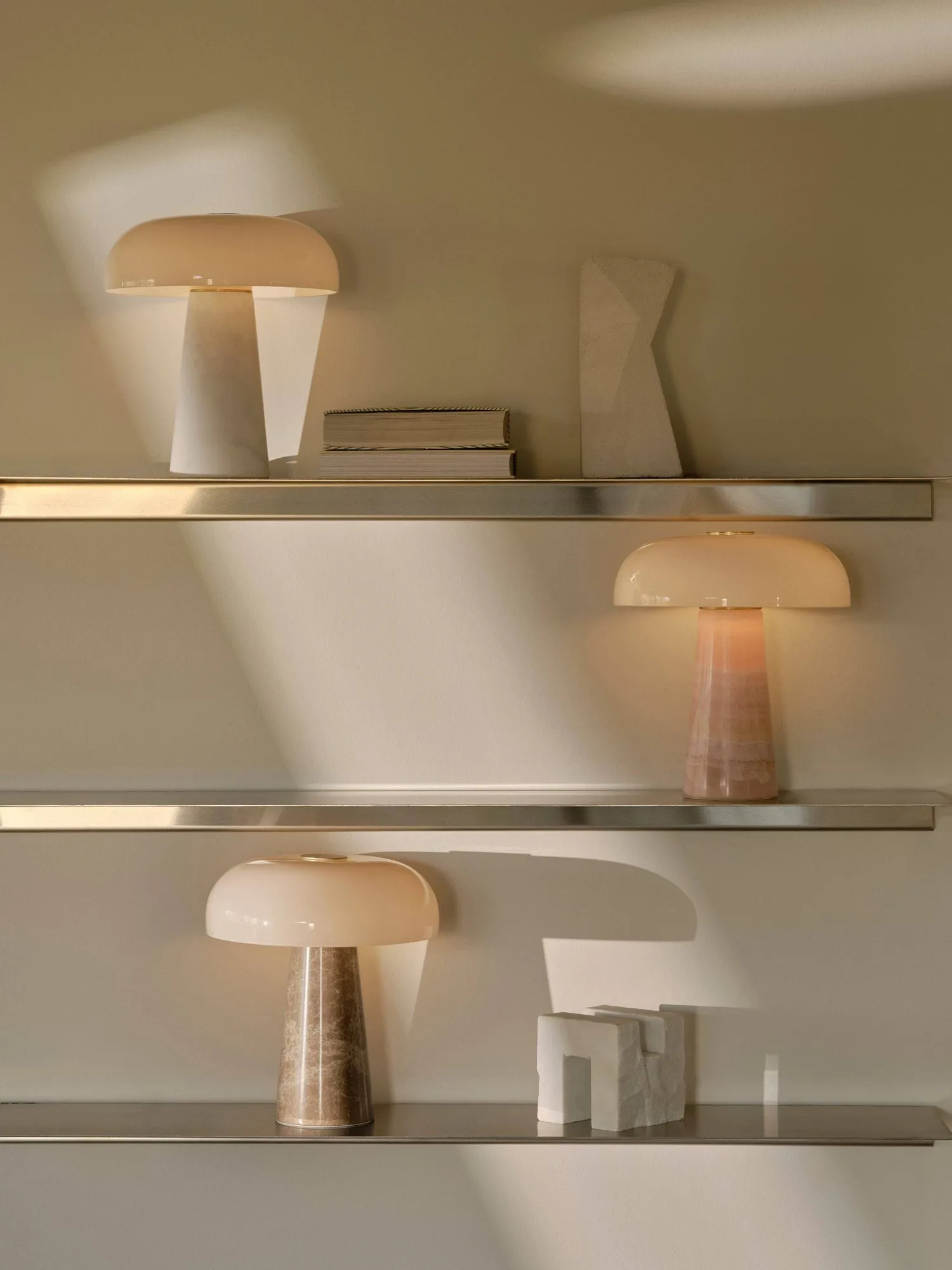 Glossy table lamp, White, mini, 24 cm Design For The People