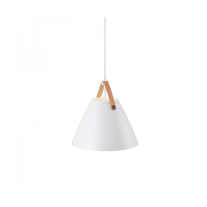Strap ceiling lamp Ø27 cm - matte white - Design For The People