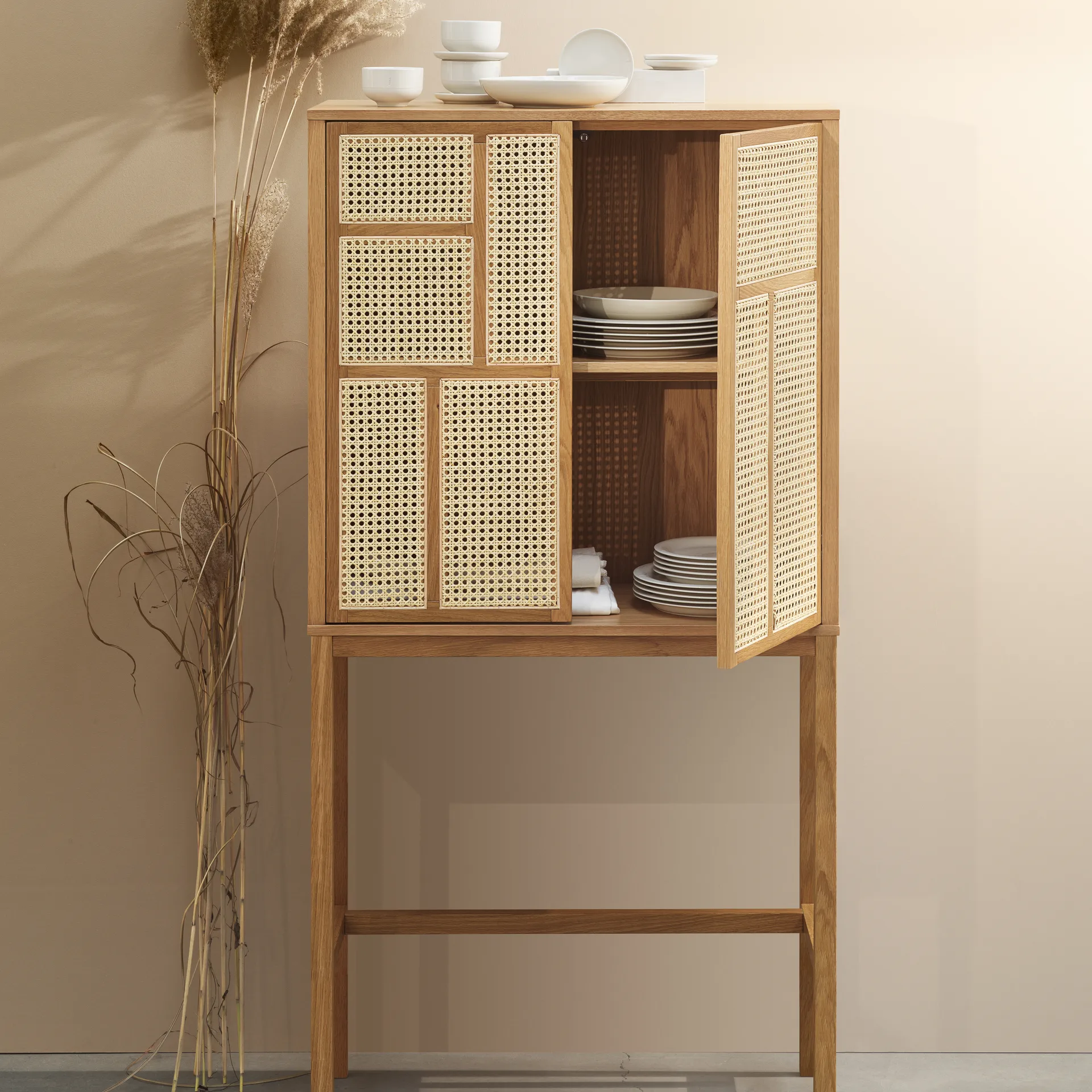 Air display cabinet, Oak. rotting Design House Stockholm