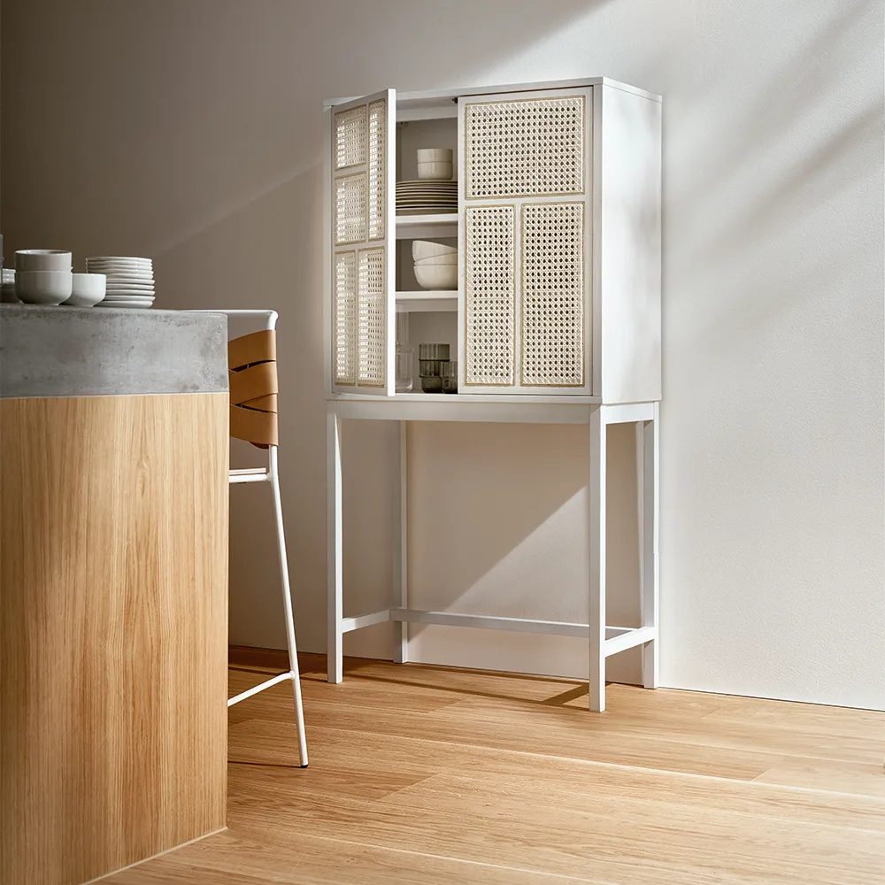 Air display cabinet, White. rotting Design House Stockholm