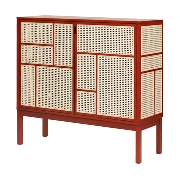 Air side table - Red, 120x110 cm, with legs - Design House Stockholm