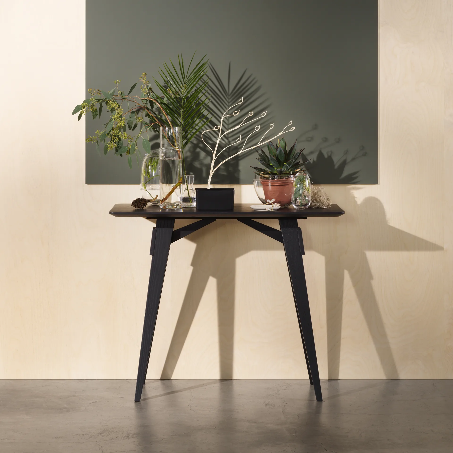 Arco side table L, Black Design House Stockholm