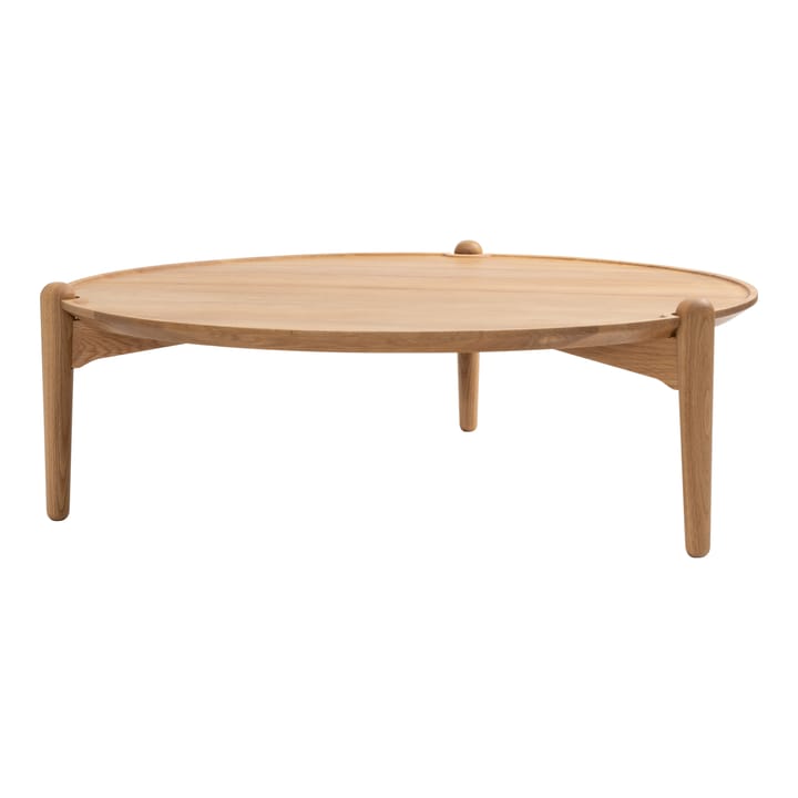 Aria coffee table Ø90 cm - Oak 30 cm - Design House Stockholm