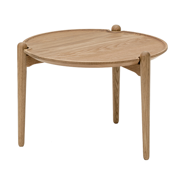 Design House Stockholm Aria coffee table o90 cm Oak 30 cm