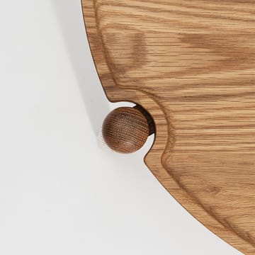 Aria coffee table Ø90 cm - Oak 30 cm - Design House Stockholm