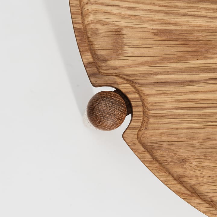 Aria coffee table Ø90 cm, Oak 30 cm Design House Stockholm