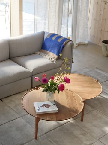 Aria coffee table Ø90 cm - Oak 42.5 cm - Design House Stockholm