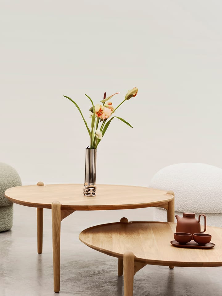 Aria coffee table Ø90 cm, Oak 42.5 cm Design House Stockholm
