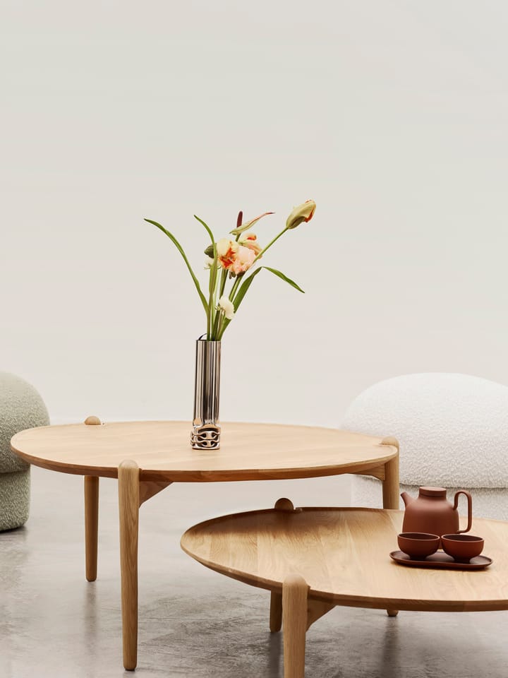 Aria coffee table Ø90 cm, Oak 42.5 cm Design House Stockholm