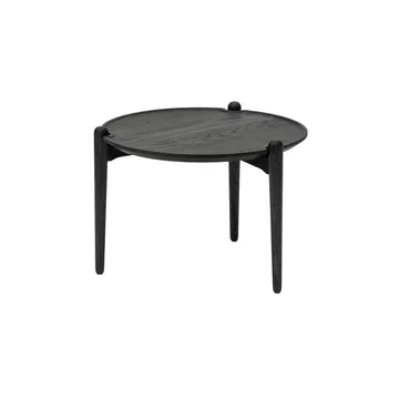 Aria coffee table - Black oak, Ø50x37 cm - Design House Stockholm