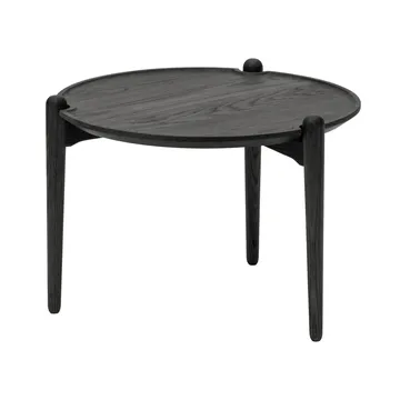 Aria coffee table - Black oak, Ø50x37 cm - Design House Stockholm