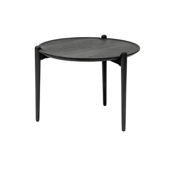 Aria coffee table - Black oak, Ø60x46 cm - Design House Stockholm