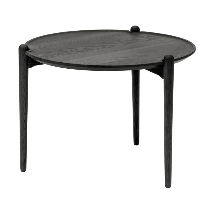 Aria coffee table - Black oak, Ø60x46 cm - Design House Stockholm