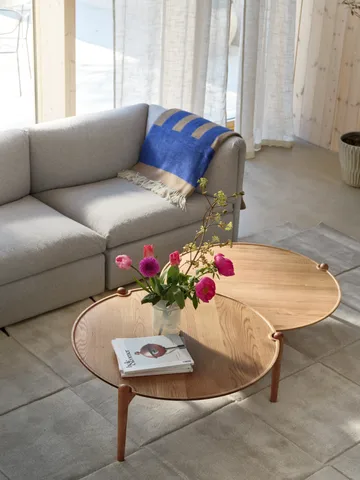 Aria coffee table - Dark oak, Ø50x37 cm - Design House Stockholm
