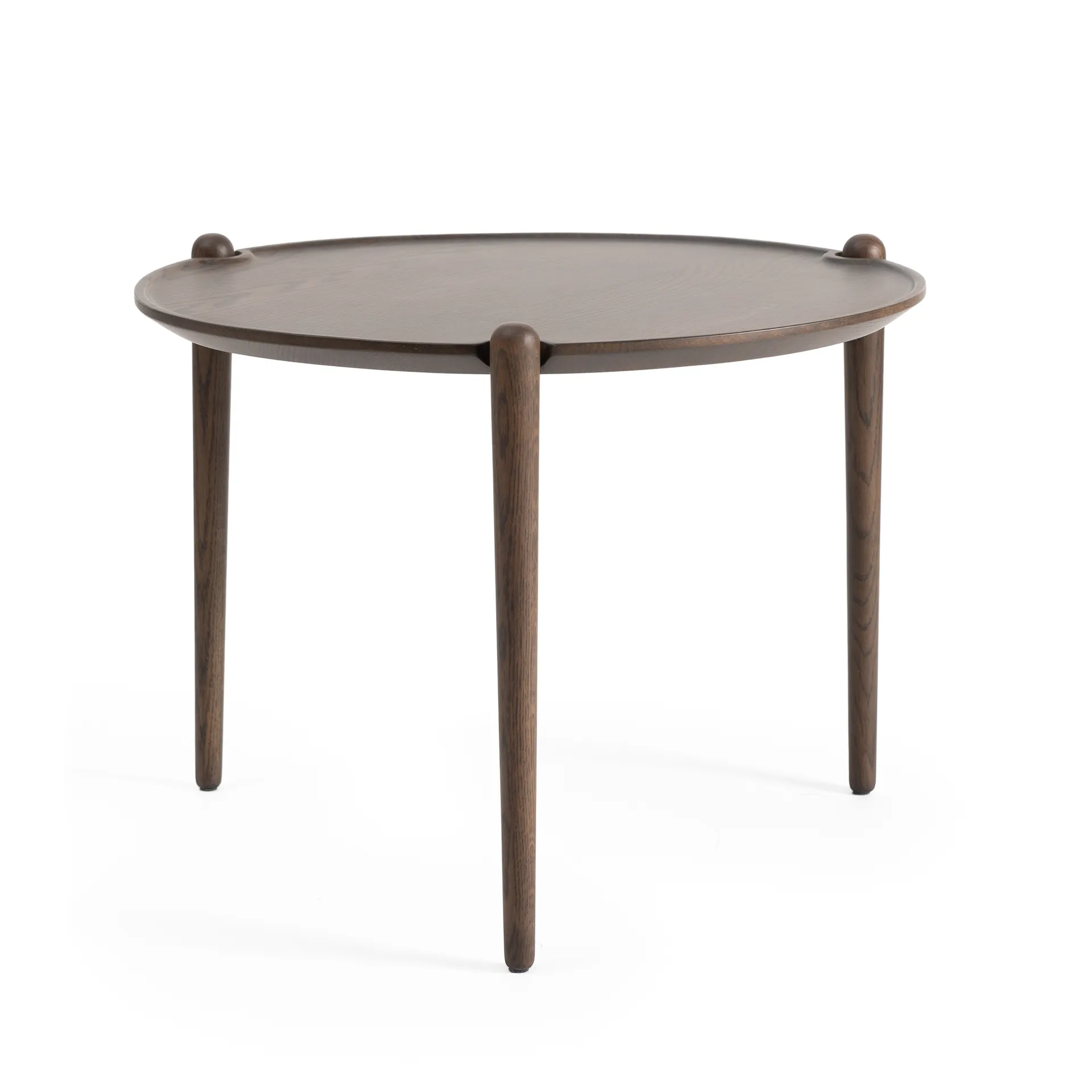 Aria coffee table, Dark oak, Ø60x46 cm Design House Stockholm