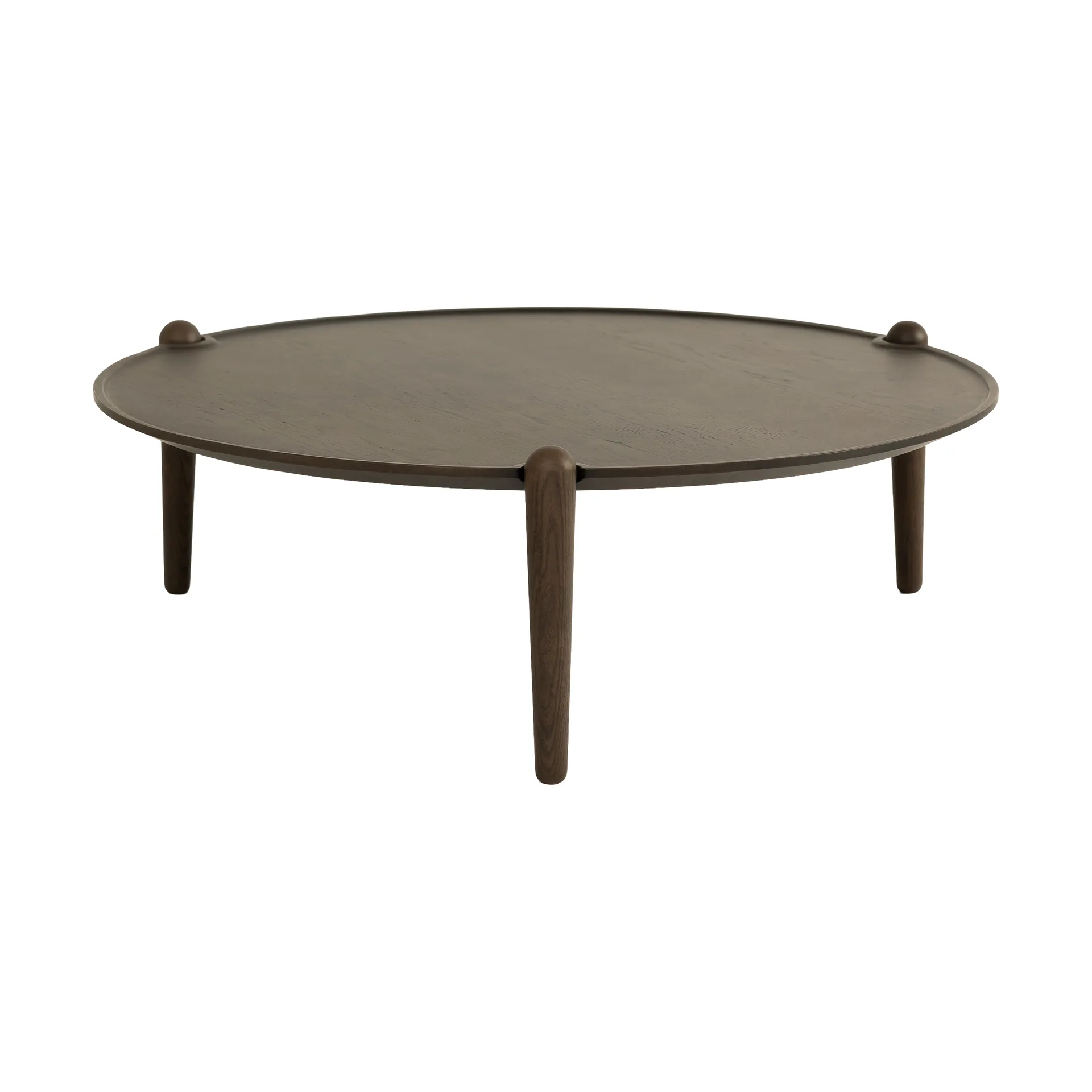 Aria coffee table, Dark oak, Ø90x30 cm Design House Stockholm