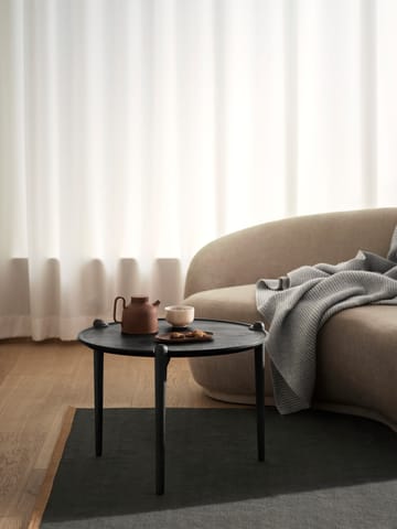 Aria coffee table high 46 cm - Black oak - Design House Stockholm