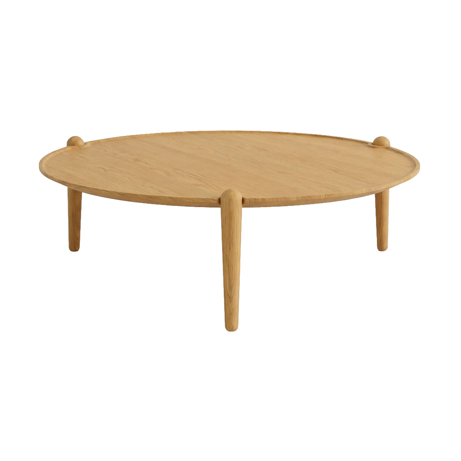 Aria coffee table, Oak, Ø90x30 cm Design House Stockholm