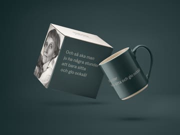 Astrid Lindgren mug. and så ska man ju ha - Svensk text - Design House Stockholm