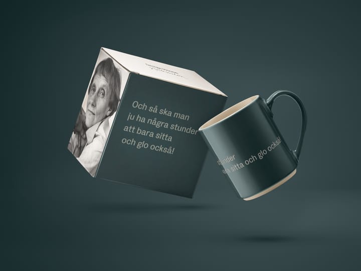 Astrid Lindgren mug. and så ska man ju ha - Svensk text - Design House Stockholm